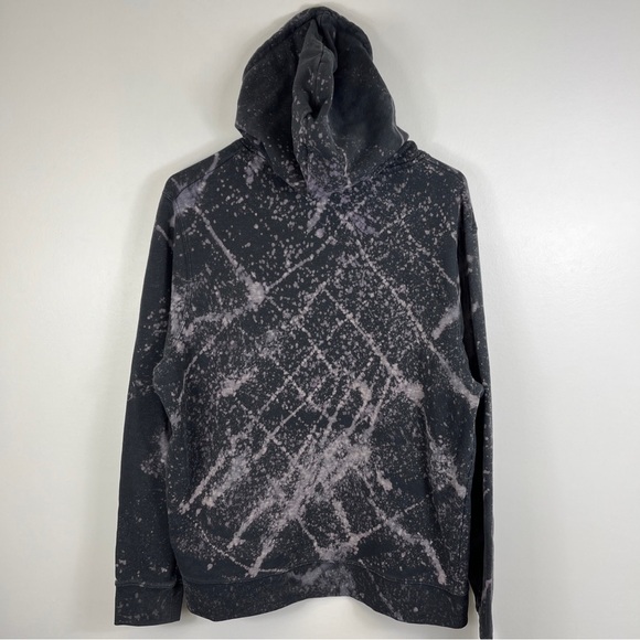 Cleveland Browns DAWG POUND Hoodie Sweatshirt Men’s Lrg Bleach Dyed Majestic - Picture 7 of 11